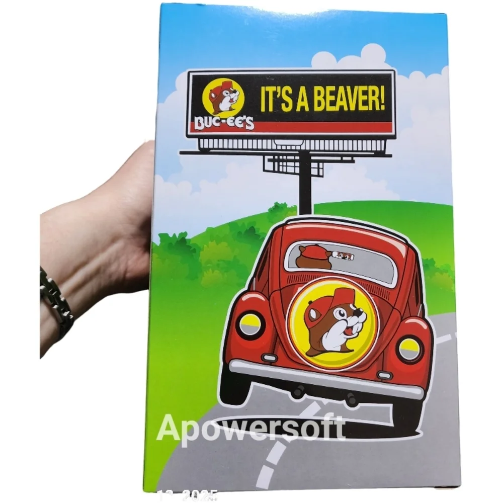 Buc-ee's Beaver Bobblehead - Red and Brown